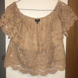 Large off the shoulder blouse
